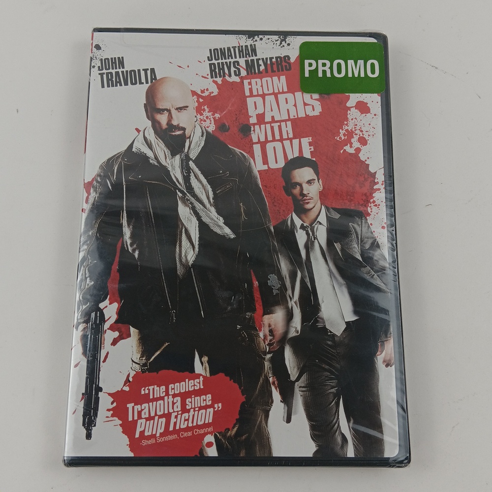 From Paris With Love DVD Promo Widescreen Travolta Rhys Meyers R New Sealed